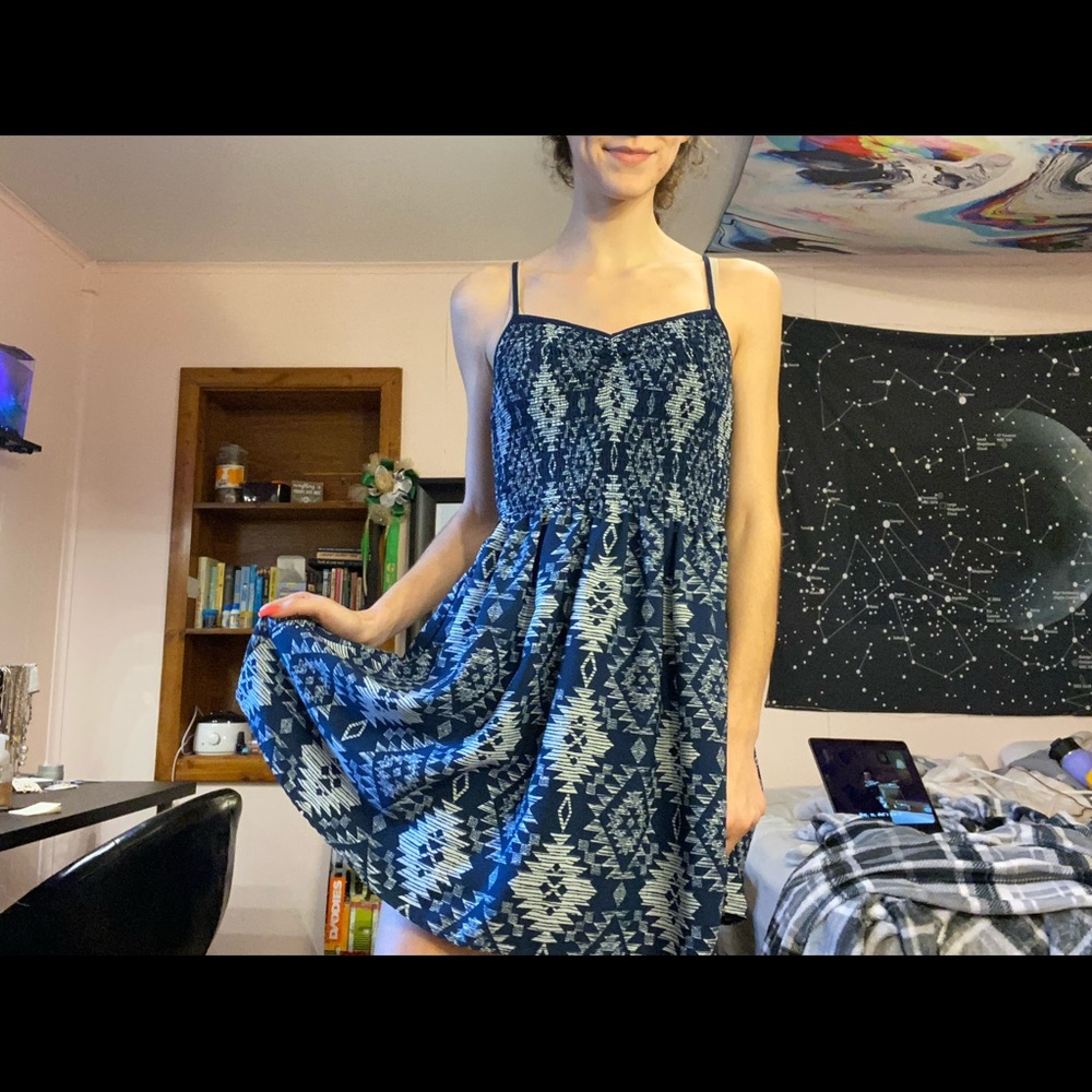 Tribal pattern dress!